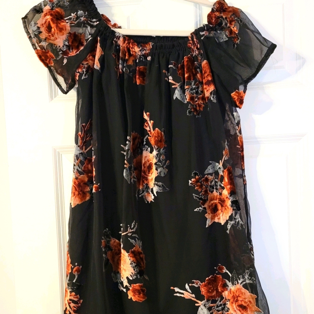 Off the shoulder dress